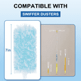 thumbnail image 6 of Xueyu 30 Count Duster Refills Heavy Duty Duster Refills for Swiffer Duster, 4X Microfibers, for Cleaning Home, Blinds, Cars, Multisurface Duster Replacements with 1 Short Handle and 1 Extended Handle, 6 of 8