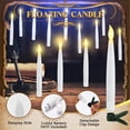 thumbnail image 4 of Varita con temporizador Floating Candles VEUIEIZT, 12 unidades, funciona con pilas, 4 of 7