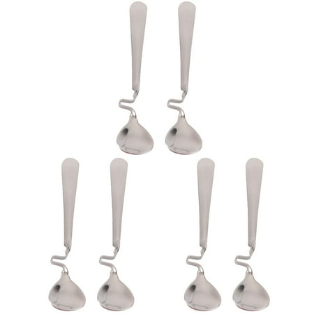 

NUOLUX Spoons Stainless Spoon Mini Steel Teaspoon Coffee Set Cream Ice Soup Bistro Long Teaspoons Handle Dessert Stir Sugar