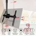 thumbnail image 6 of Pro-Mounts Adjustable Ceiling TV Mount for 24-55 Inch LED, LCD, Plasma Flat & Curved Screens, 6 of 6