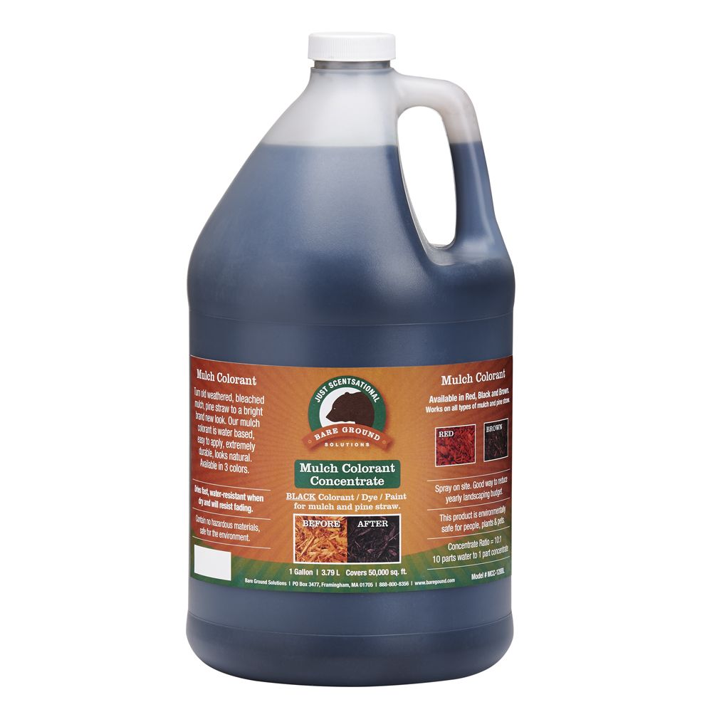 Just Scentsational Black Bark Mulch Colorant Concentrate Gallon by Bare Ground