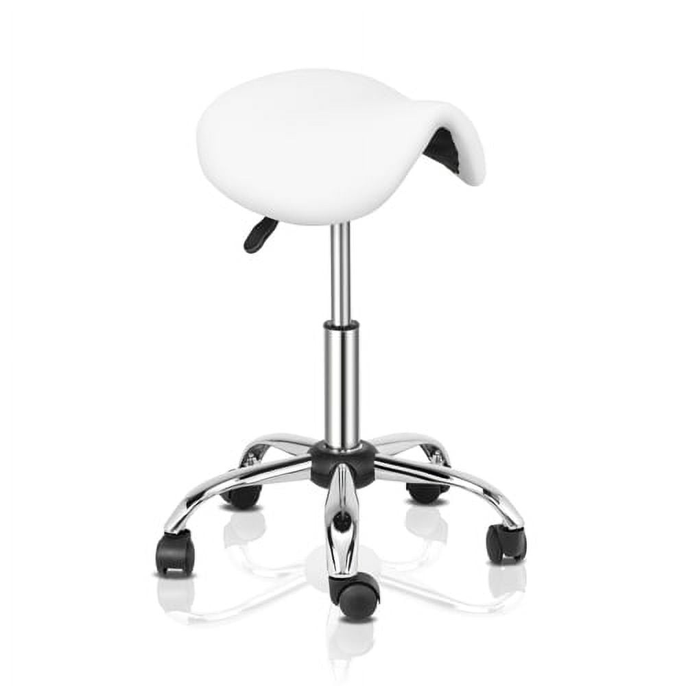 omysalon saddle stool rolling chair product