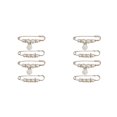 thumbnail image 1 of Transemion 4Pcs Decorative Waist Safety Pins Elegant Shawl Clips for Shirt Dresses Style A 2Set, 1 of 6