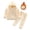 A, variant on MXIEZI Toddler Baby Long Sleeve Sweatshirt Outfit for Girls Boys Solid Color Hoodie Pullover Tracksuit Infant Fall Winter Thicken Casual Sweatsuit Set 0-6T