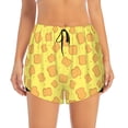 thumbnail image 2 of Balery Toast Pantalones cortos deportivos para mujer con forro y dos bolsillos, elásticos, para entrenamiento, gimnasio, yoga-XX-Large, 2 of 7