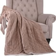 thumbnail image 2 of BOON Aurora Micromink Embroidery Throw Blanket, 2 of 2