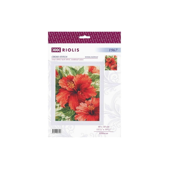 Riolis Cross Stitch Kit Hibiscus