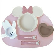 Nishikasai Lunch Plate Mini Mouse Icon PBR Pink