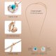 thumbnail image 4 of Collares para mujer, colgante de cristal con forma de corazón, collar de oro rosa/blanco, regalos de joyería para mamá, esposa, novia, aniversario, cumpleaños, día de la madre, Chris, 4 of 5