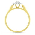 thumbnail image 5 of 10K Yellow Gold Diamond Cluster Ring, 5 of 7