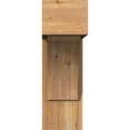 thumbnail image 2 of Ekena Millwork 8"W x 24"D x 24"H Thorton Block Rough Sawn Bracket w/ Offset Brace, Western Red Cedar, 2 of 25