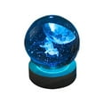 thumbnail image 1 of EIMELI 3d Glowing Crystal Ball Night Light Ornament Creative Coloful Night Scene Lamp With Base For Home Decor Gift, 1 of 9