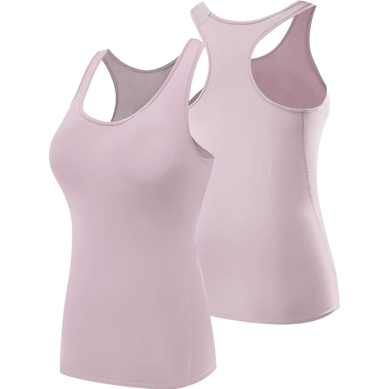  NELEUS Womens 3 Pack Compression Athletic Dry Fit Long Tank  Top