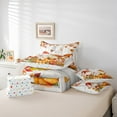 thumbnail image 6 of Manfei Cute Gnome 7 Pieces Bedding Comforter Set,Retro Rustic Maples Full Bedding Set,Fall Farm Pumpkin Fitted Sheet Flat Sheet For Girl Boys,Microfiber Bedroom Decor Reversible, 6 of 8