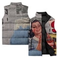 thumbnail image 5 of Chaquetas de invierno vintage para hombre, chaleco de trabajo de moda para hombre, ropa fresca, cálida y ligera para hombre, abrigo asequible con flores y mariposas para hombre, 5 of 5