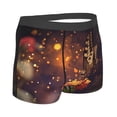 thumbnail image 3 of Disketp Butterfly Sitting On A Flower Men'S Boxer Briefs,Soft And Breathable Cotton Underwear With Comfortflex Waistband, 3 of 9