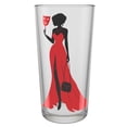 thumbnail image 3 of Bar Glasses Red Line Cocktail Glasses Set of 6 10.1 fl oz Drinking Glass Set Clear Bourbon Glasses Wine Glasses, 3 of 9