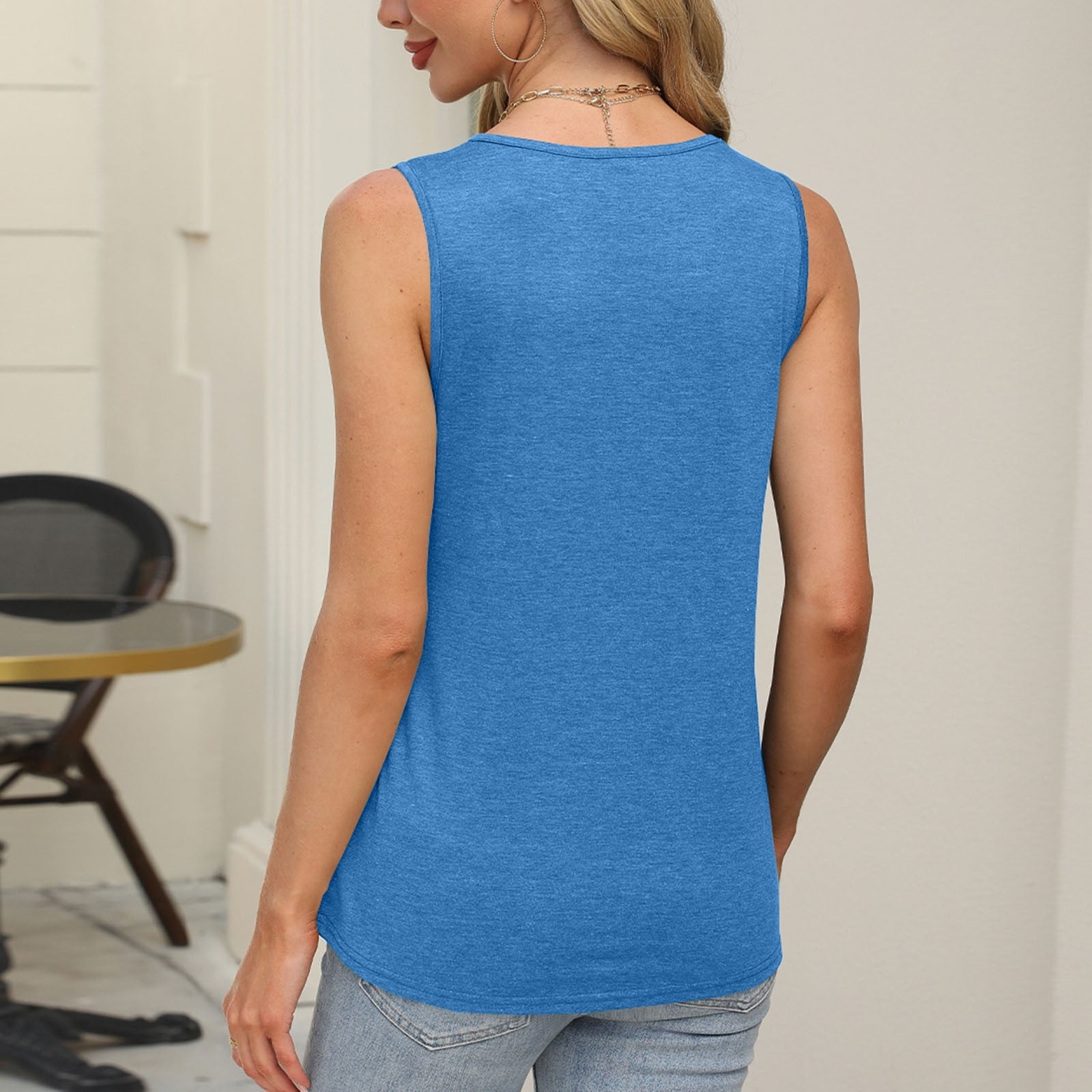 Débardeur Col Rond Ecru Femme | Cache Cache