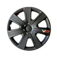 thumbnail image 1 of 16 In VR Carbon Black Wheel Cover 4 pack, 1 of 7