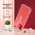 thumbnail image 3 of ULAK iPhone 12 Case, iPhone 12 Pro Case, Anti-Scratch Shockproof Bumper Slim Phone Case for Apple iPhone 12 / 12 Pro, Crystal Clitter, 3 of 11