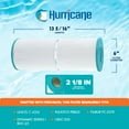 thumbnail image 3 of Hurricane HF4326-01 Advanced Pool and Spa Filter Cartridge Replacement, White, 3 of 8