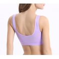 thumbnail image 4 of Women's Seamless Sports Bra Removable Pads Yoga Bra Breathable Nylon/Spandex Bra Low-Impact Compression Sport Bra-3pcs B, 4 of 5