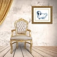 thumbnail image 3 of Green, Jacob 14x12 Gold Ornate Wood Framed with Double Matting Museum Art Print Titled - Silverlake Swan II, 3 of 4