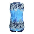 thumbnail image 6 of zaveiop Tankini Swimsuits for Women, Two-Piece Bathing Suits Tops Only with Boyshorts, Loose-Fit Swimwear (Blue, XL), 6 of 9