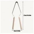 thumbnail image 2 of Professional Stainless Steel Cake Slicer - Triangle Cutter & Separator For Perfect Slices, Ideal For Desserts, Birthday Parties, Pizza & Cheesecakes, 2 of 5