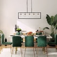 thumbnail image 2 of Marsie Modern Farmhouse 40-inch Linear Chandelier Globe Glass Kitchen Island Pendant Lights for Dining Room, 2 of 5