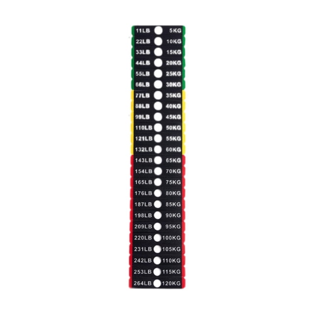 koolsoo Circuit Breaker Label Sticker Number Stickers Strength Training Sporting Goods Resistance Trainers Weight Stack Labels Decals 6.9cmx1.2cm