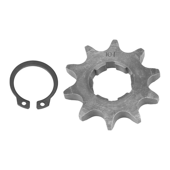 428 Chain 10 Tooth 20mm Motorcycle Front Engine Sprocket Titanium Tone for ATV UTV 110cc 125cc 140cc 150cc 160cc Engine