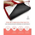 thumbnail image 3 of Red Yoga Towel for Hot Yoga Non Slip, Retro Oil Painting Modern Abstract Art Aesthetics Yoga Mat Towel Absorbent Yoga Sweat Towels Microfiber Hot Yoga Blanket for Bikram Pilates 26"x74", 3 of 7