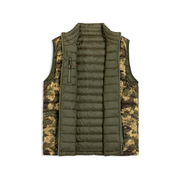 Savage Arms Reversible Duck Down Vest-Men's, Woodland Green Camo, Small