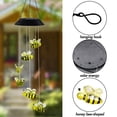 thumbnail image 3 of Campana de viento solar LED MorTime Abeja 25 para colgar en jardín y hogar, 3 of 7
