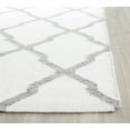 thumbnail image 3 of SAFAVIEH Dhurries Landon Geometric Area Rug, Ivory/Grey, 6' x 9', 3 of 5