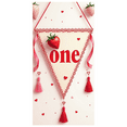 thumbnail image 2 of Strawberry Backdrop One Year Party Background First Birthday Decorations Photo Props Banner Photography Supplies Baby Shower Celebration, 2 of 4