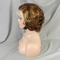 thumbnail image 3 of 4/30 Brown Color Loose Wave Pixie Cut Wig Short Bob Human Hair 13x4 Lace Frontal Wigs Transparent Lace Human Hair for Black Women Lace Front Human Hair Wig, 3 of 6