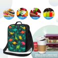 thumbnail image 4 of Disketp Colorful Dinosaurs Bolsa Térmica Estampada para Almuerzo, Lonchera para Hombres y Mujeres Adultos, 4 of 7