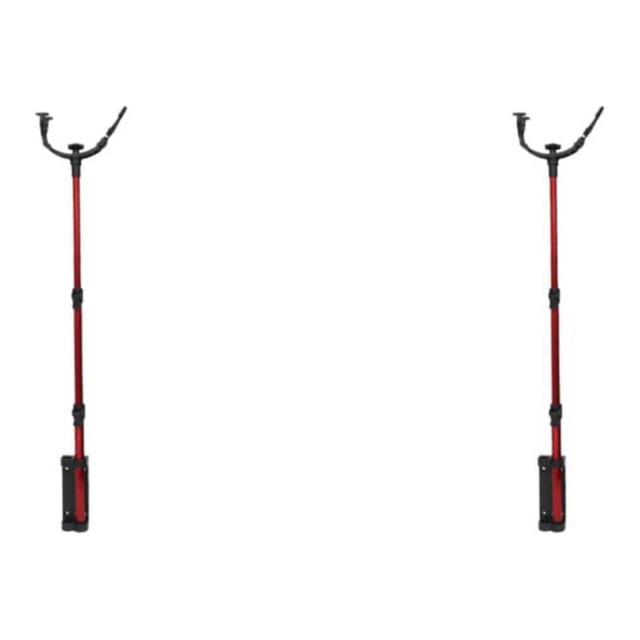 Yuarrent 3 in 1 Adjustable Fishing Rod Fishing Rack Holder Fish Pole Tool Bracket L 2Conjunto