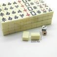 thumbnail image 3 of Mahjong 144pcs Mini Mahjong Tiles Travel Mah Jong Set, 3 of 5