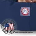 thumbnail image 6 of Majestic Pet Poly/Cotton Bagel Pet Bed for Dogs, Calming Dog Bed Washable, Small, Blue, 6 of 6