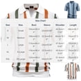 thumbnail image 3 of BiZtdJrK Mens Knit Tops Striped Lapel Short Sleeve V Neck Polos Shirts Color Block Fashion Summer Tee Shirt Khaki S, 3 of 7