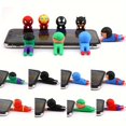 thumbnail image 5 of Mini Plastic Phone Holders, Superhero Cable Protector, Desk Accessories, Electronics Organizer, No Batteries Needed, Featherless, Multipack, 5 of 5