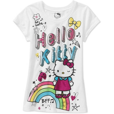 Hello Kitty Girls Short Sleeve Graphic T