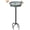 Gray, variant on Bird Baths for Outdoors Heavy Duty, 35.5in Detachable Birdbaths for The Garden Clearance, Bird Bath Bowl Spa & Birdfeeder with Metal Stake Stand for Outdoors Garden, 4 Spiky Feet (C)