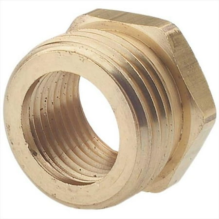 0.75 Female Garden Hose - TekSupply WF1747 Brass Hose Fitting 0.75 in MGH x 0.50 in FPT