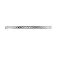 thumbnail image 3 of Stackable Expressions 14 Karat White Gold 1.2mm Criss-Cross Pattern Band, 3 of 7