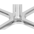 thumbnail image 4 of Via 30" Square X-Base Table- Ash Grey/Chrome White/Grey, 4 of 5