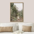 thumbnail image 3 of PixonSign Framed Wall Art Green Forest Tree River Landscape Floral/Botanical Nature Wilderness Artwork Vintage Oil Paintings Modern Scenery Canvas Prints Colorful for Rooms - 16"x24" Natural, 3 of 5